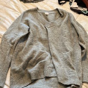 Gray sweater